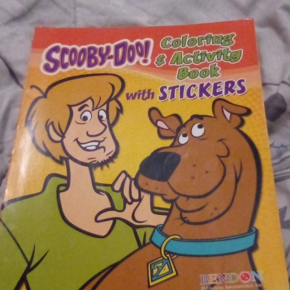 Art | Scoobydoo Coloring Book With Stickers | Poshmark